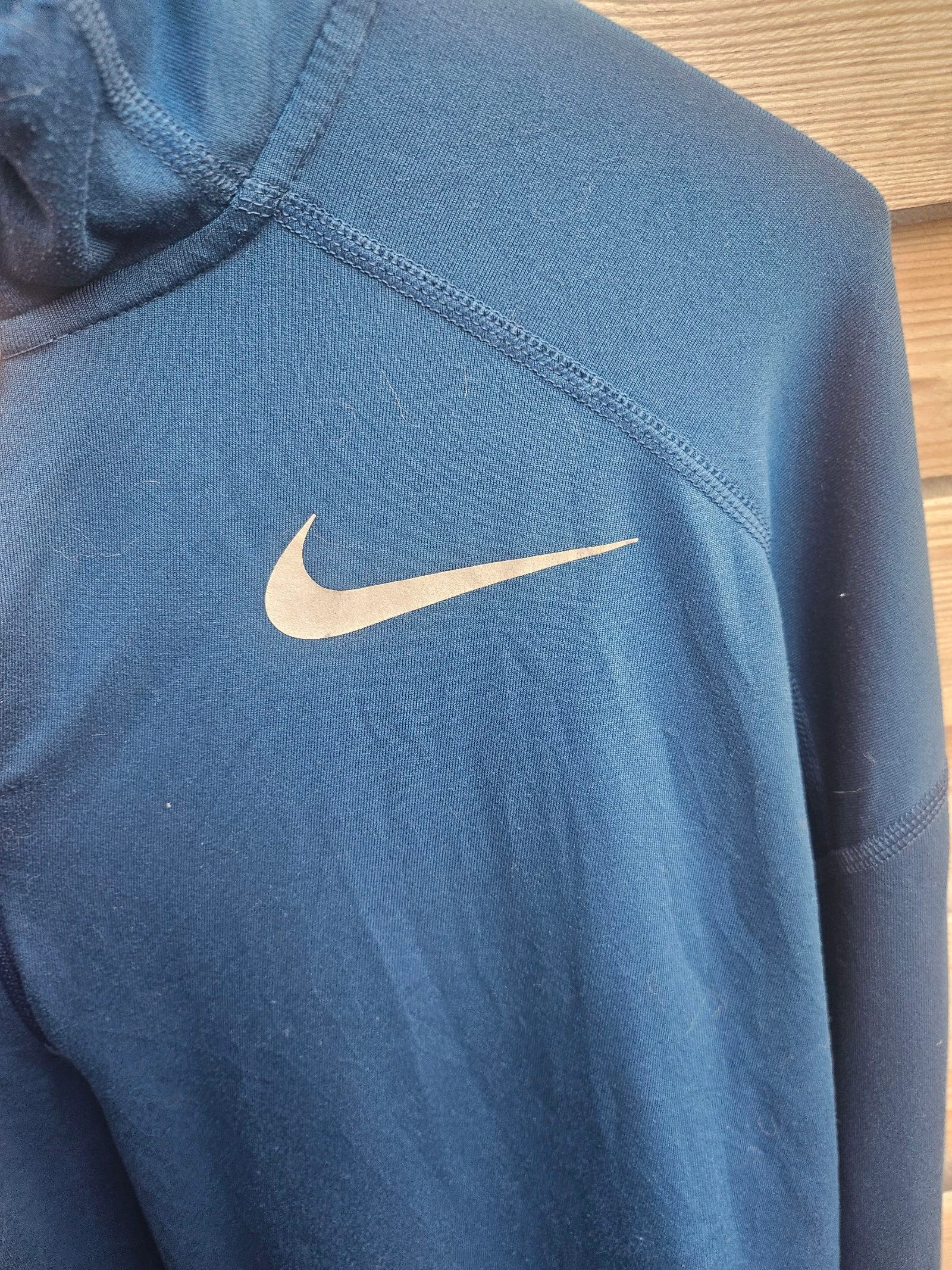 Blue nike dri-fit half zip top – photo 3